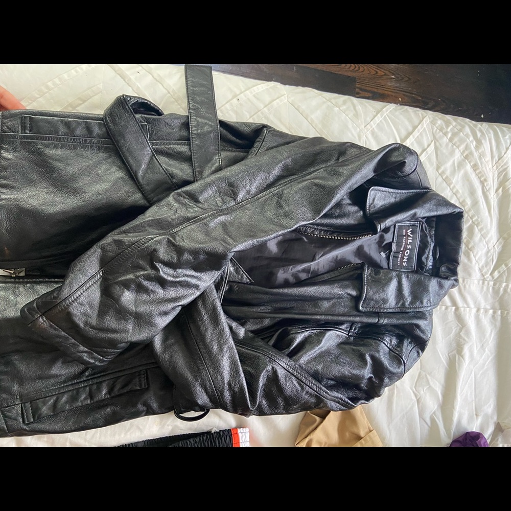 Leather jacket! Good condition